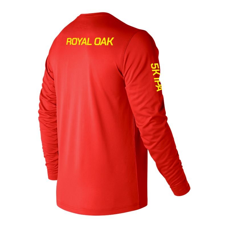 New Balance Men's Long Sleeve Tech Tee - RFB 5K IPA Race Team - Bauman's Running & Walking Shop