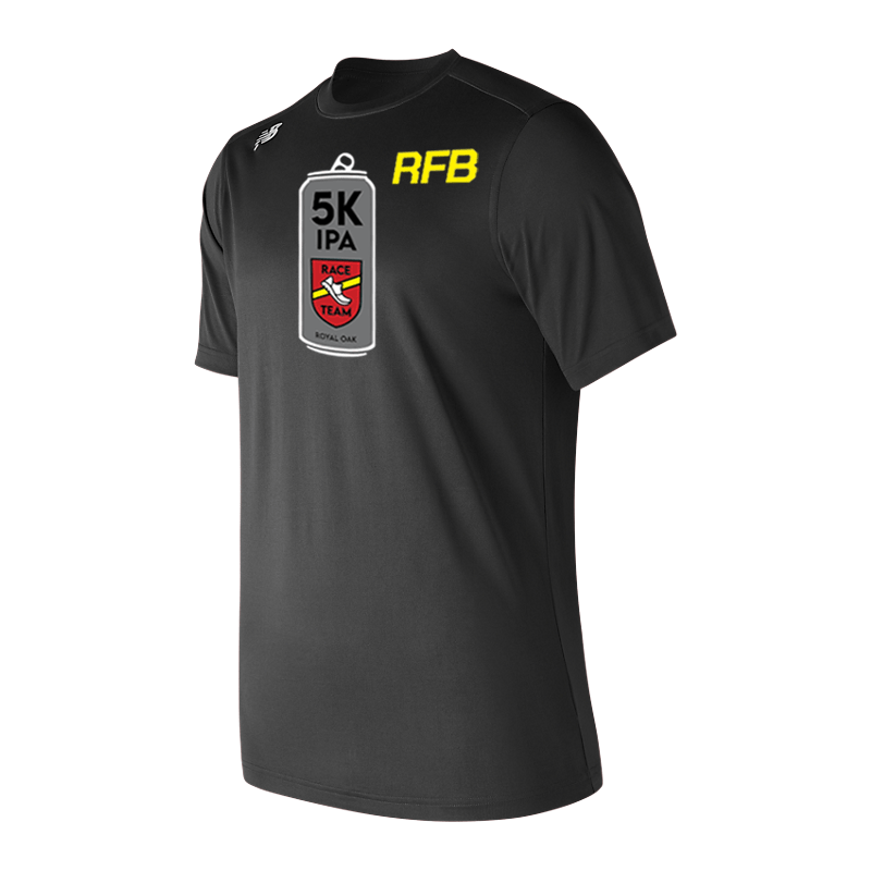 New Balance Men's Short Sleeve Tech Tee - RFB 5K IPA Race Team - Bauman's Running & Walking Shop