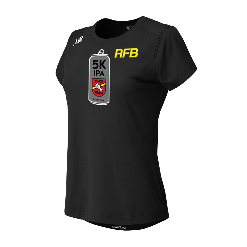 New Balance Women's Short Sleeve Tech Tee - RFB 5K IPA Race Team - Bauman's Running & Walking Shop