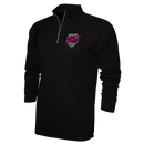 NEW!!! BAW Men's HI-VIZ Unisex 1/4 Zip - GFAC - Bauman's Running & Walking Shop