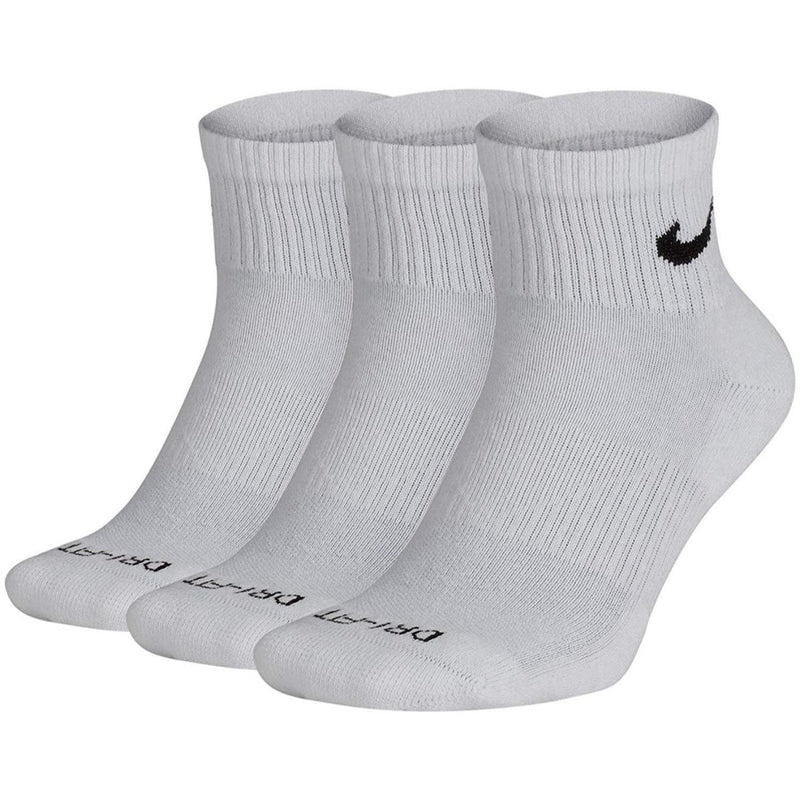 Nike Everyday Plus Cotton Cushioned Ankle Quarter Length Sock 3-Pack -  Bauman's Running & Walking Shop