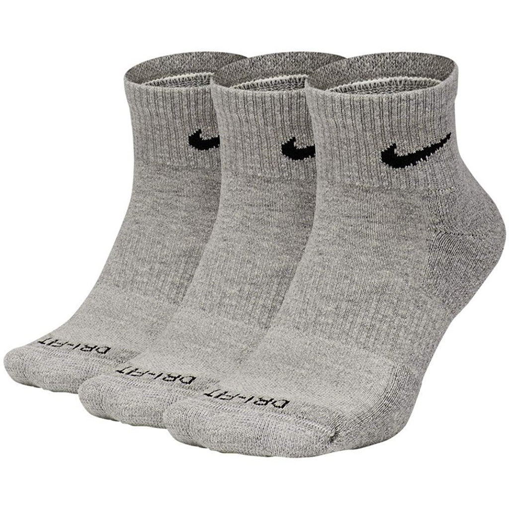Nike Everyday Plus Cotton Cushioned Ankle Quarter Length Sock 3-Pack