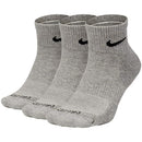 Nike Everyday Plus Cotton Cushioned Ankle Quarter Length Sock 3-Pack - Bauman's Running & Walking Shop