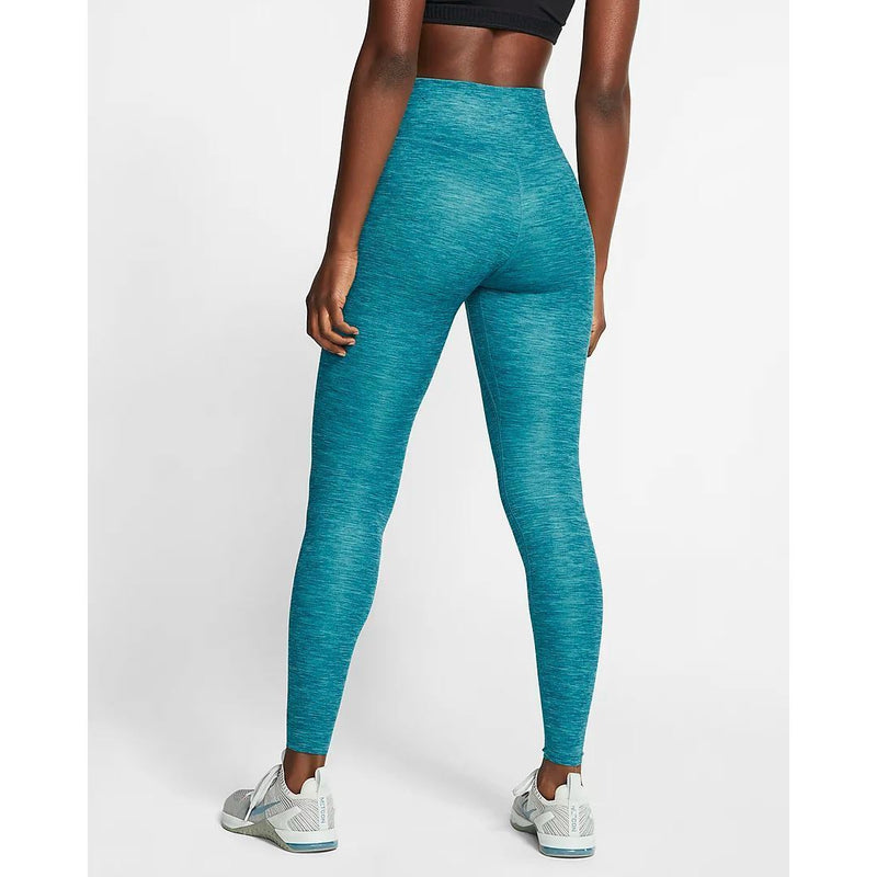 Nike One Luxe Heather Tights Black/Clear MD at  Women's Clothing store
