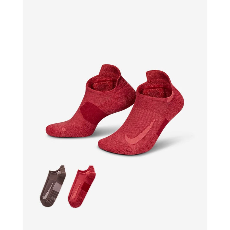 Nike Unisex Multiplier No-Show Socks (2-Pack)