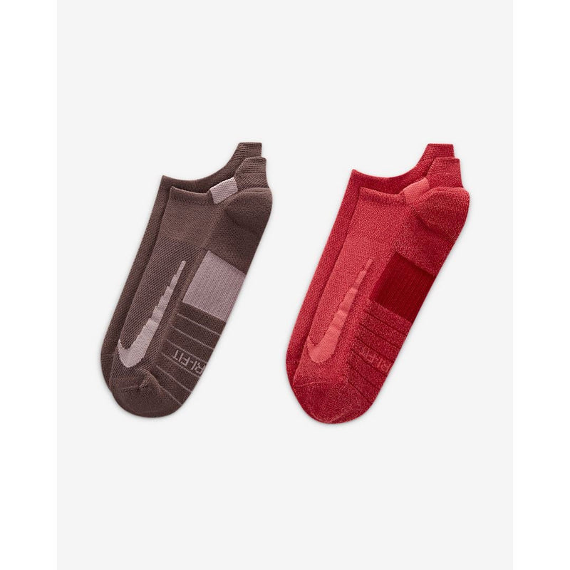 Nike Unisex Multiplier No-Show Socks (2-Pack) - Bauman's Running & Walking Shop