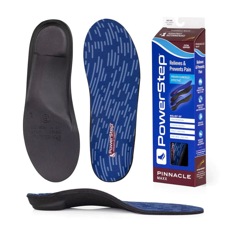 PowerStep Maxx Insoles | Over-Pronation Corrective Orthotic, Max Stability - Bauman's Running & Walking Shop