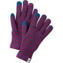 Smartwool Striped Liner Glove - Bauman's Running & Walking Shop