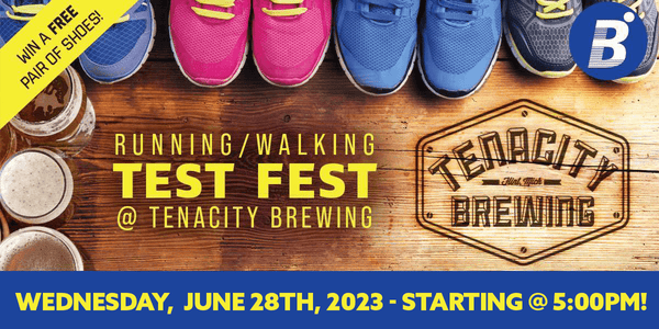 Test Fest @ Tenacity Brewing 2023 - Bauman's Running & Walking Shop