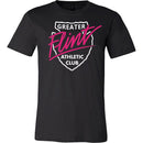 Unisex Jersey Tee - GFAC Pink Flint - Bauman's Running & Walking Shop