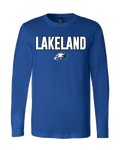Unisex Long Sleeve Jersey Tee - Lakeland Track Team Logo - Bauman's Running & Walking Shop