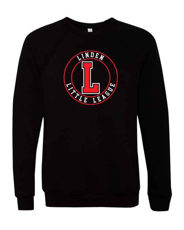 Unisex Sponge Fleece Crewneck Sweatshirt- Linden Little League - Bauman's Running & Walking Shop