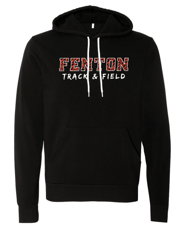 Unisex Sponge Fleece Pullover - Fenton Track & Field Stripes - Bauman's Running & Walking Shop