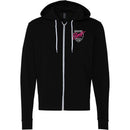 Unisex Sponge Fleece Zip Hood - GFAC Pink Flint - Bauman's Running & Walking Shop