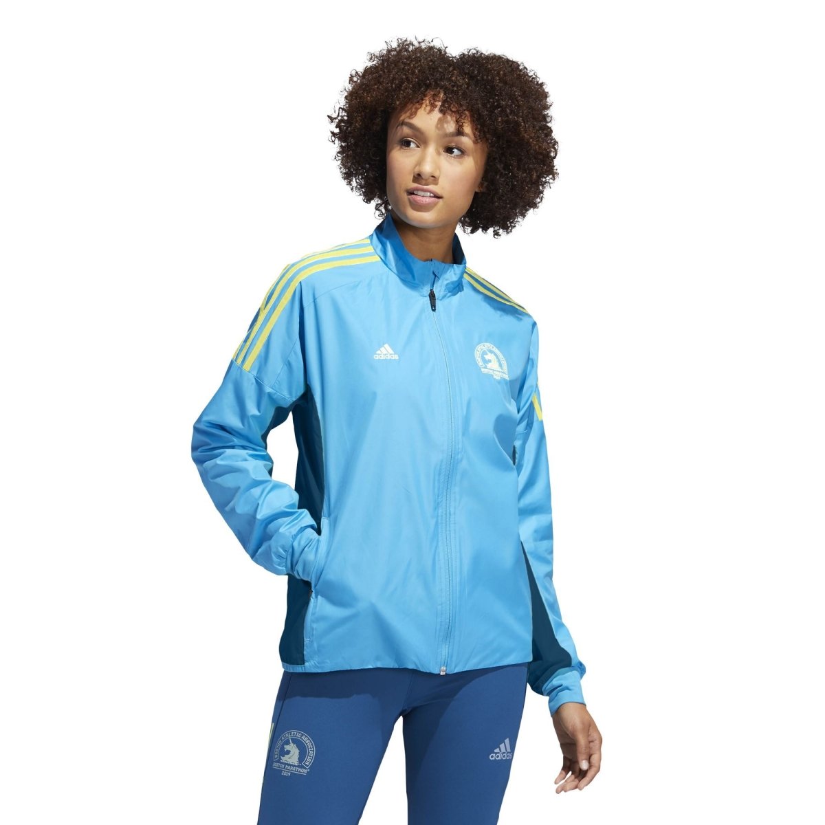 Women's adidas 2019 Boston Marathon Celebration Jacket - Bauman's Running & Walking Shop