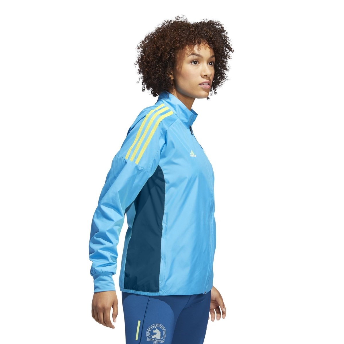 Women's adidas 2019 Boston Marathon Celebration Jacket - Bauman's Running & Walking Shop