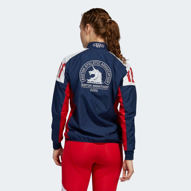Women's adidas 2020 Boston Marathon Celebration Jacket - Bauman's Running & Walking Shop