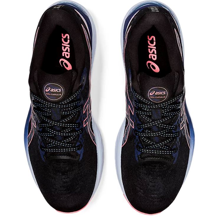 Women's ASICS GEL-CUMULUS 23 (Black/Blazing Coral) - Bauman's Running & Walking Shop