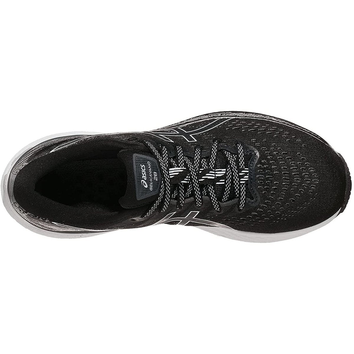 Women's ASICS GEL-KAYANO 28 (Black/White) - Bauman's Running & Walking Shop