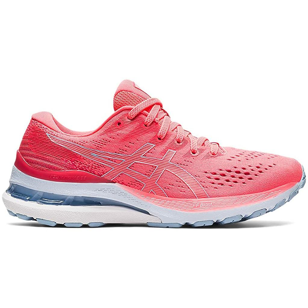 Women's ASICS GEL-KAYANO 28 (Blazing Coral/Mist) - Bauman's Running & Walking Shop