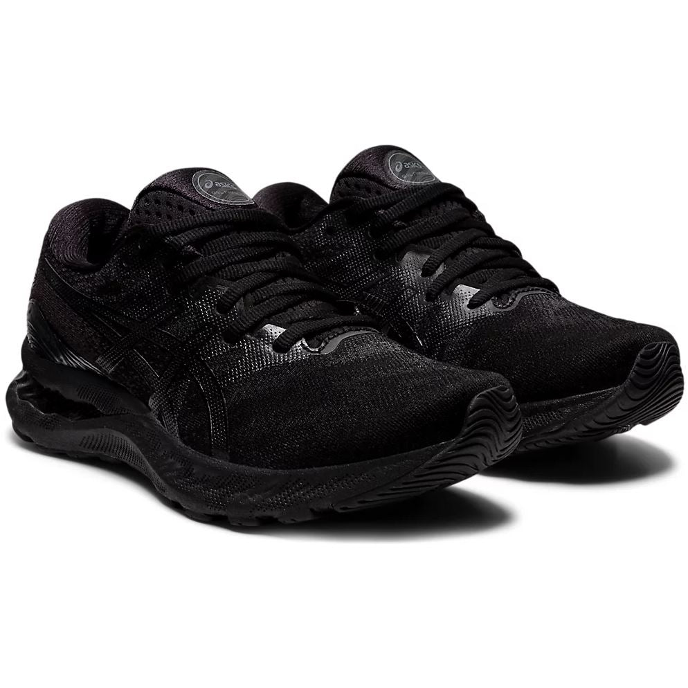 Women's ASICS GEL-NIMBUS 23 (Black/Black) - Bauman's Running & Walking Shop
