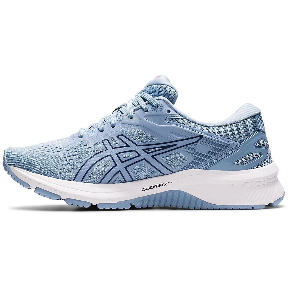 Women's ASICS GT-1000 10 (Soft Sky/Blazing Coral) - Bauman's Running & Walking Shop