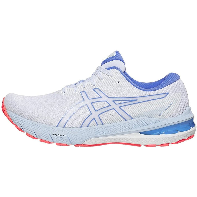 Women's Asics GT-2000 10 (White/Periwinkle Blue) - Bauman's Running & Walking Shop