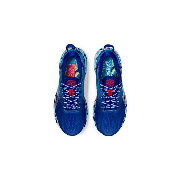 Women's ASICS NOOSA TRI 13 BOSTON (ASICS Blue/Red Alert) - Bauman's Running & Walking Shop