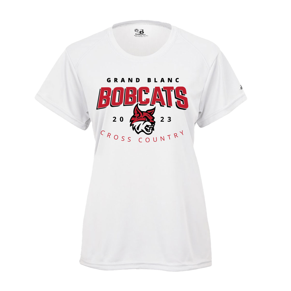 Women's B-Core Short Sleeve Tee - Bobcats 2023 - Bauman's Running & Walking Shop