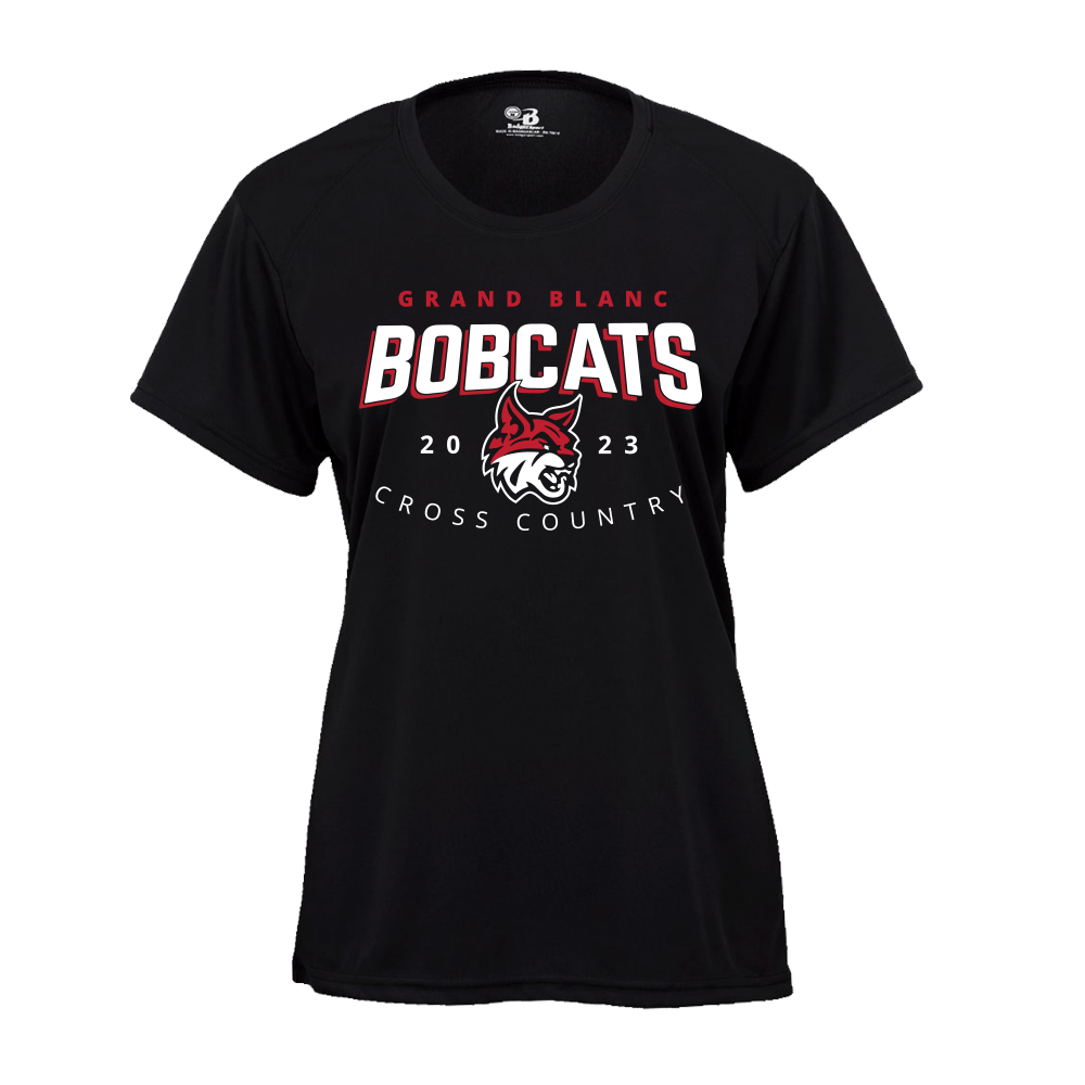 Women's B-Core Short Sleeve Tee - Bobcats 2023 - Bauman's Running & Walking Shop