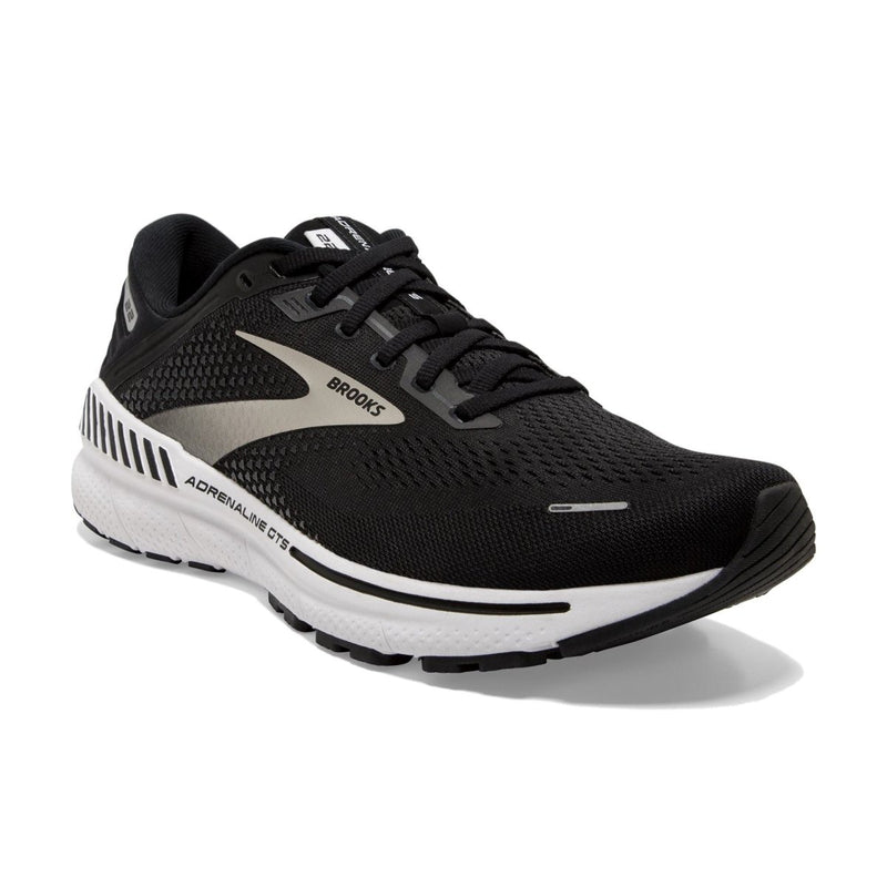 Brooks Womens Adrenaline GTS 22 Running Shoes - Grey/Rose/Black - 10 