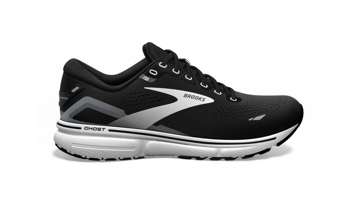 Brooks Ghost 15 ブラック (26 cm) Ghost15 （ゴースト15 ブラック/ホワイト）