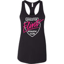 Women's Jersey Racerback Tank - GFAC Pink Flint - Bauman's Running & Walking Shop