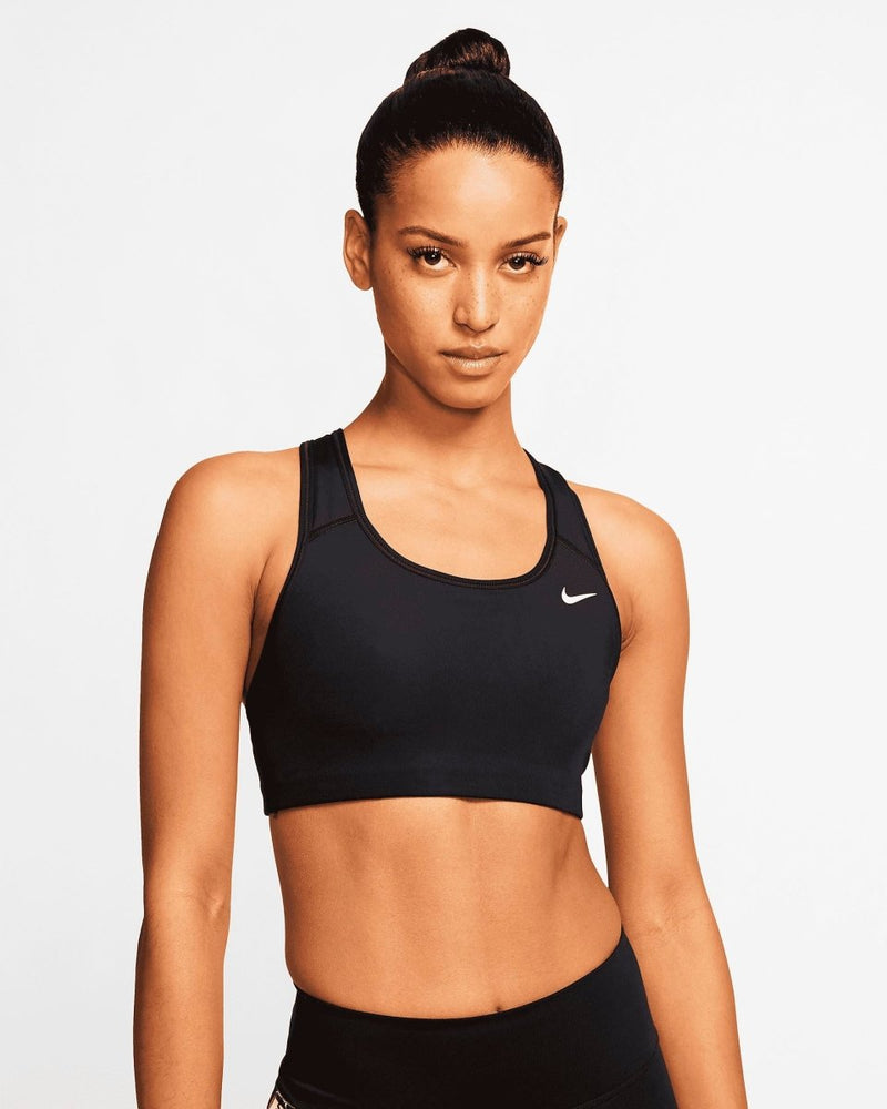 Women's Nike Dri-Fit Swoosh Medium Support Non-Padded Sports Bra - Bauman's Running & Walking Shop
