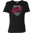 Women's Relaxed Jersey Tee - GFAC Pink Flint - Bauman's Running & Walking Shop