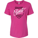 Women's Relaxed Jersey Tee - GFAC Pink Flint - Bauman's Running & Walking Shop
