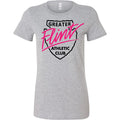 Women's Slim Fit Tee - GFAC Pink Flint - Bauman's Running & Walking Shop