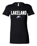 Women's Slim Fit Tee - Lakeland Track Team Logo - Bauman's Running & Walking Shop