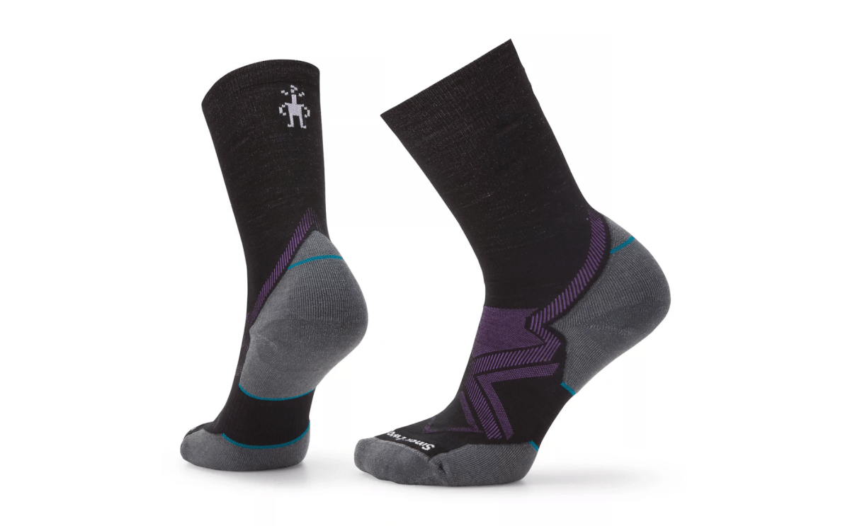 Women's Smartwool Cold Weather Run Targeted Cushion Crew Sock - Bauman's Running & Walking Shop