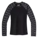 Women's Smartwool Merino 250 Baselayer Pattern Crew - Bauman's Running & Walking Shop