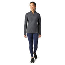Women's Smartwool Merino Sport 250 Long Sleeve 1/4 Zip - Bauman's Running & Walking Shop