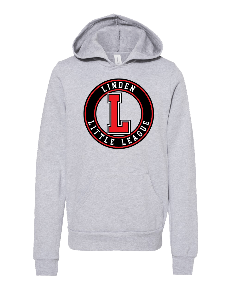 Youth Sponge Fleece Pullover - Linden Little League - Bauman's Running & Walking Shop